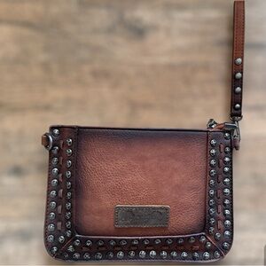 Wrangler Studded Wristlet Purse